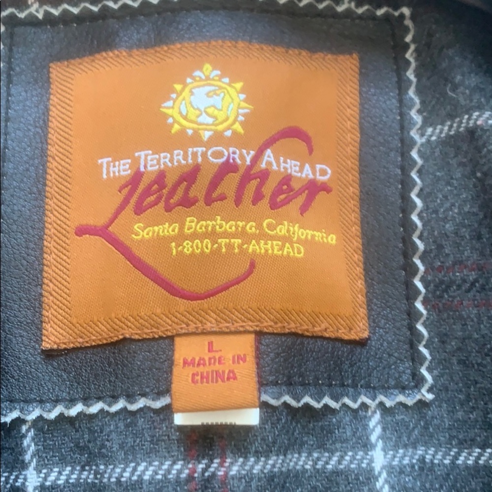 Men’s leather jacket - Picture 2 of 4